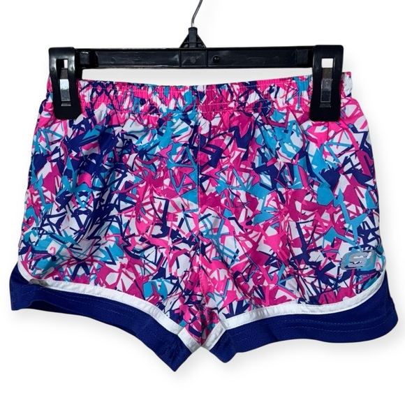 Skechers Pink and Blue Women's Athletic‎ Shorts - Picture 1 of 1